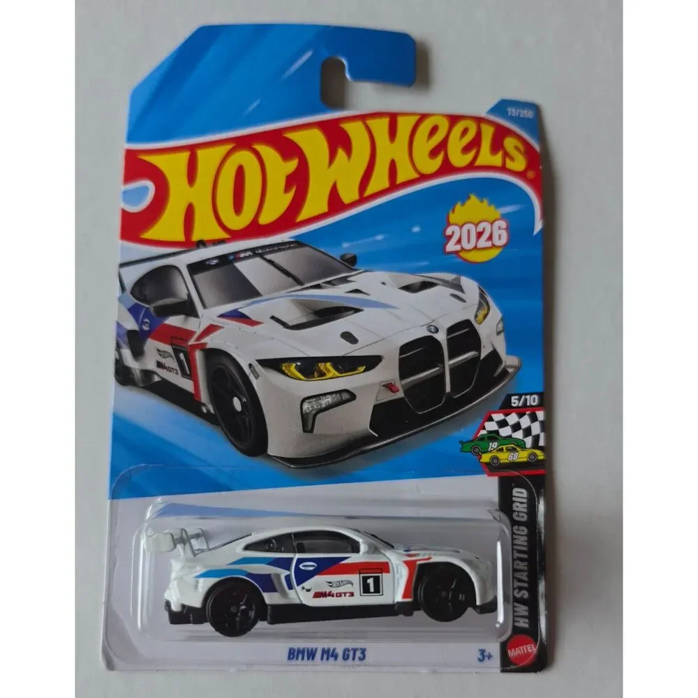 Hot Wheels 4-Car Bundle - BMW M4 GT3 & Ford F-150 SuperTruck - Diecast Toy Cars